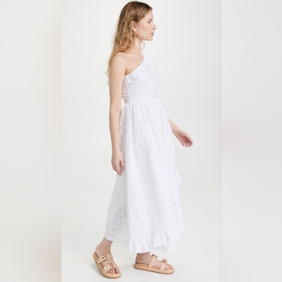 Batsheva - Jude Dress in White Broderie - Size 2 (NWT) - Picture 3 of 10